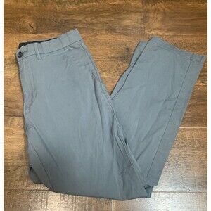 GoodThreads Men's Slim-Fit Tech Flat Front Chino Pant Grey 29x30